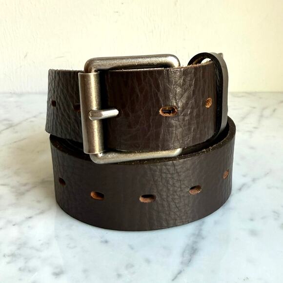 Dickies Genuine Leather Belt Brown Casual Workwear Size 38/95 - Picture 1 of 5